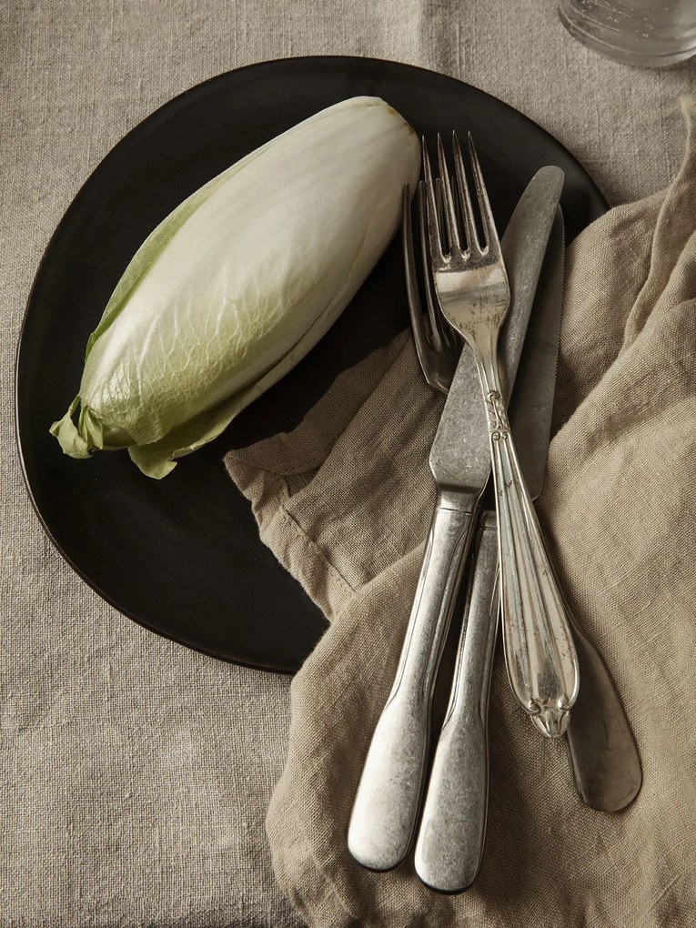 Ferm Living Ľanové obrúsky Linen Natural – set 2 ks