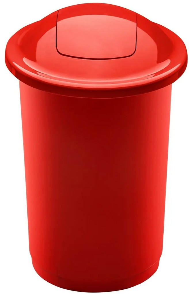 Odpadkový kôš na triedený odpad Top Bin 50 l, červená