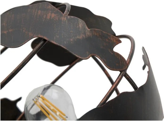 Čierna stolová lampa s kovovým tienidlom (výška 40 cm) World Industry – Mauro Ferretti