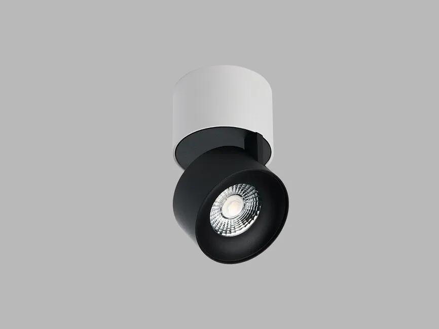 LED2 11508213 Stropné bodové svietidlo KLIP ON LED, 11W, 2700K, 770lm, IP20, biela/čierna