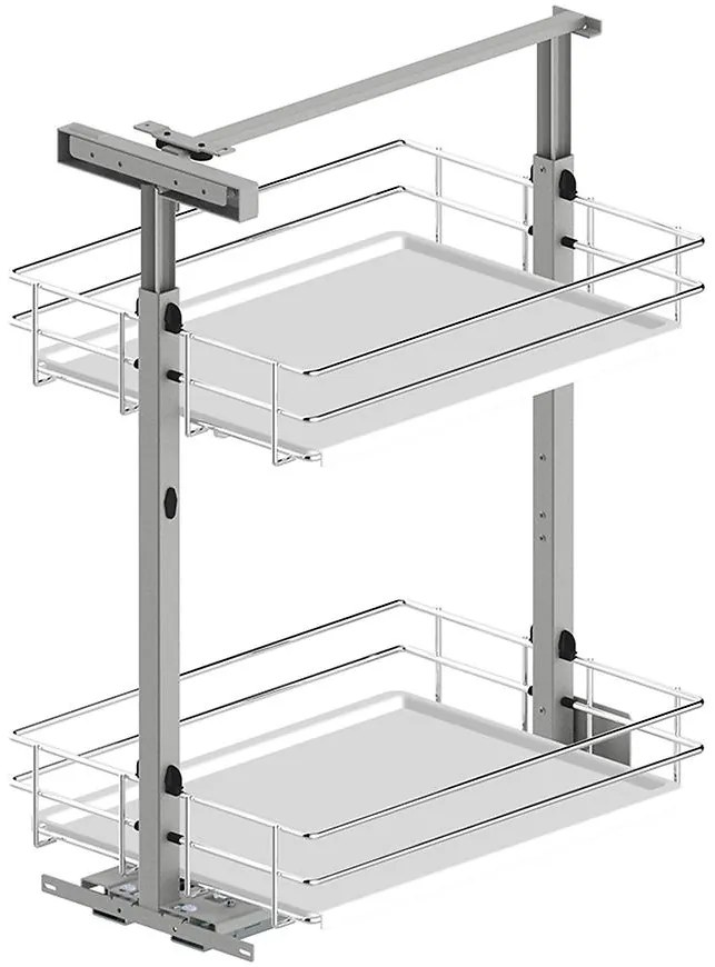 Cargo Mini 40 l480 chróm/biela