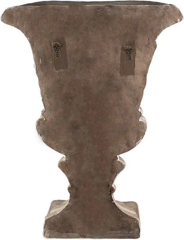 Béžový nástenný kvetináč s anjelmi v barokovom štýle Baroque - 54*27*76cm