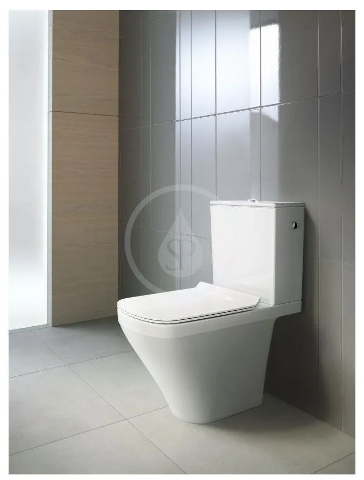 DURAVIT DuraStyle WC kombi misa, spodný odpad, s HygieneGlaze, biela, 2162092000