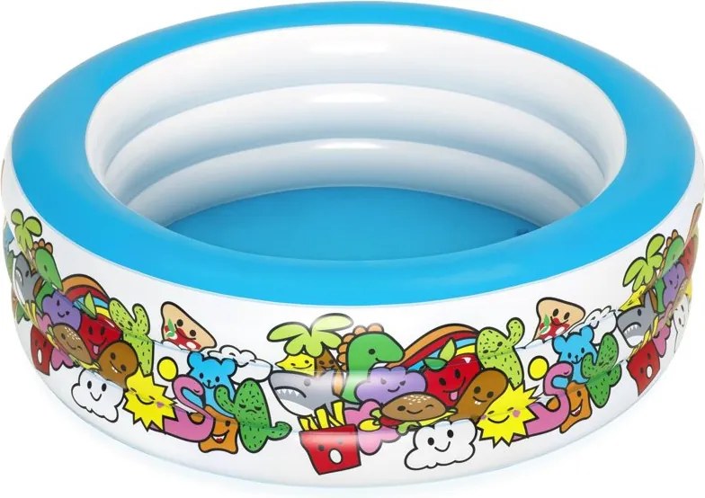 LEAN Detský okrúhly nafukovací bazén 152x51 cm