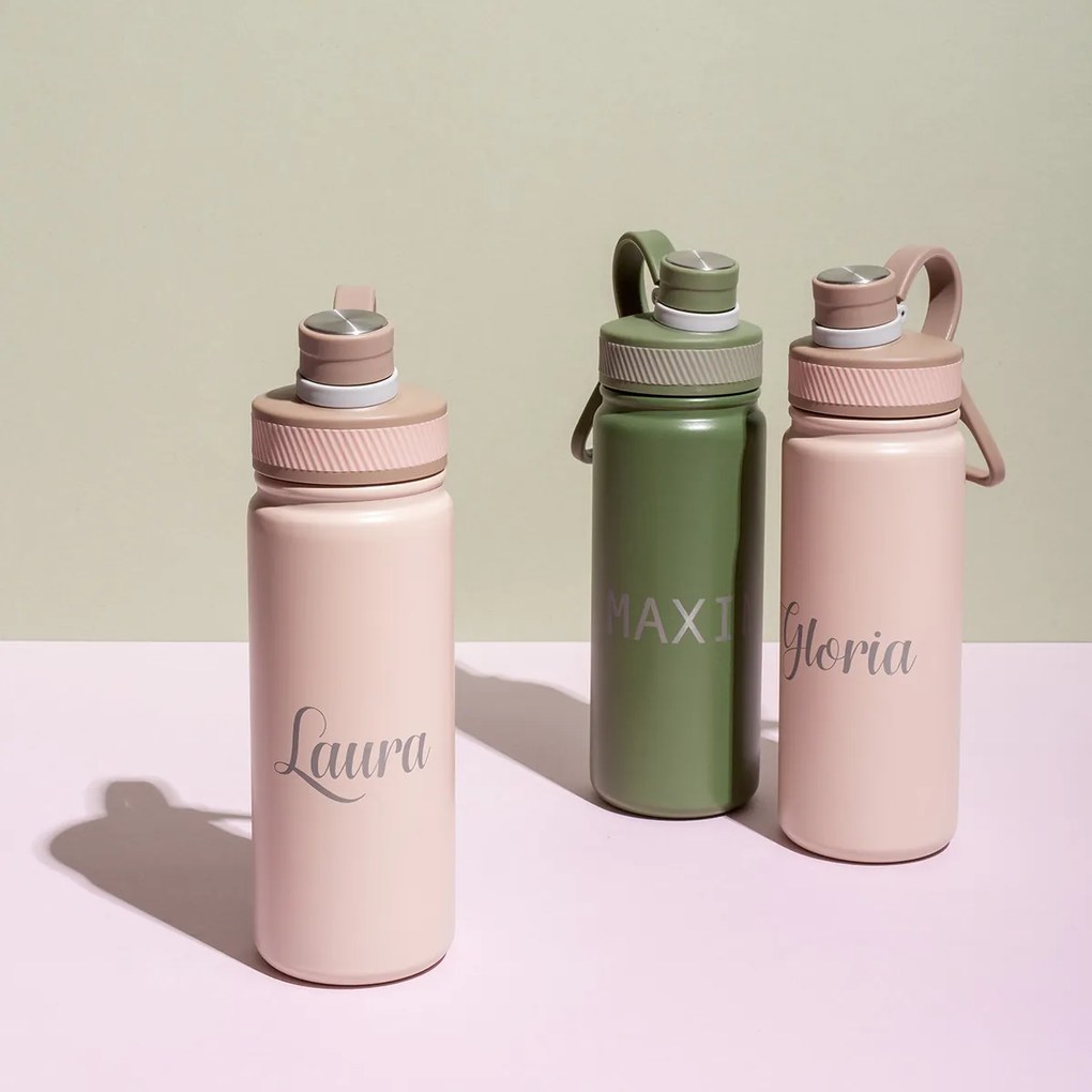 Fľaša z nehrdzavejúcej ocele 650 ml ružová matná - to Go - 596504
