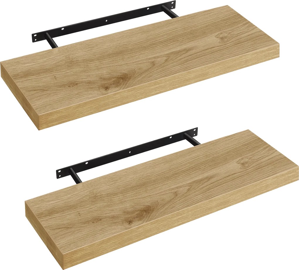 Dekorstudio Závesná polica LWS026B88 z MDF dosky 60x20 cm - artisan