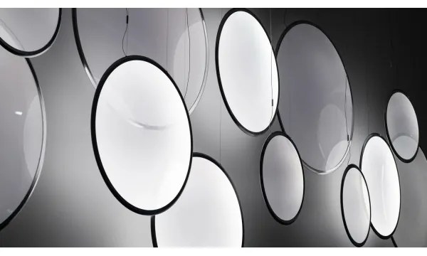 Artemide 1992210APP - LED Stm. luster na lanku DISCOVERY LED/50W/230V antracit