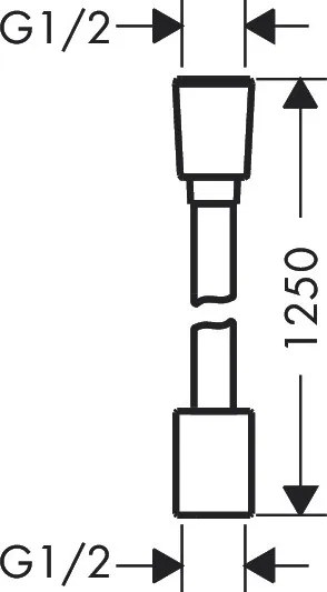 Hansgrohe Designflex Planet Edition, textilná sprchová hadica 1250 mm, sand (recyklované), HAN-28221210