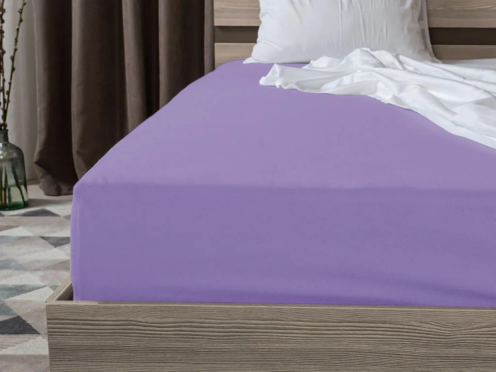 Jersey plachta EXCLUSIVE svetlofialová 90x200 cm Gramáž: 190 g/m2