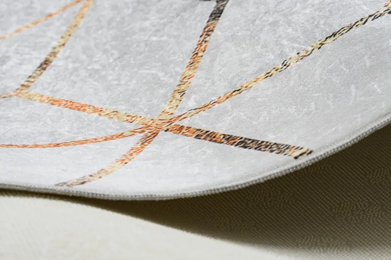 Kusový koberec ANDRE Geometric 1171, 120x170, čiernobiela, chodba / predsieň, Dywany Łuszczów