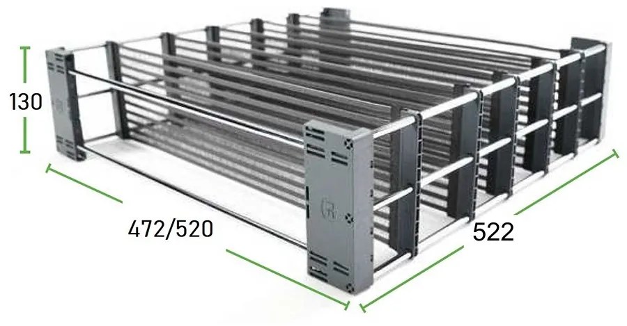 Kessebohmer SpaceFlexx 005360 organizér zásuvky hl. 550 mm