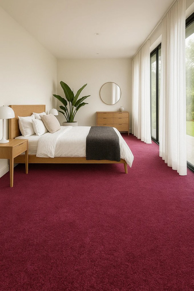 Metrážny koberec Eton fialový 48 - neúčtujeme odrezky z role, na mieru, šíře 1,33m,1m,2m,3m,4m,na mieru, neúčtujeme odrezky, fialová, filc, kancelária