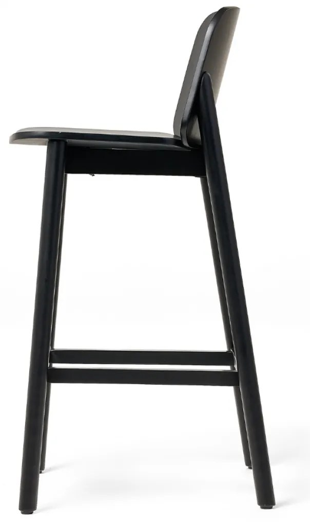 CLARISA BAR 65 BLACK DREVENÁ STOLIČKA black