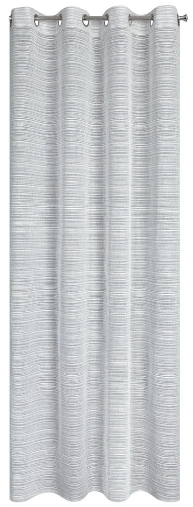 ZÁCLONA NA KRÚŽKOCH ARIA 140X250 CM SIVÁ