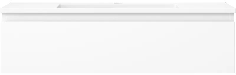 Mexen Orio, kúpeľňová skrinka 90 cm s umývadlom Otis, 1 zásuvka, biela matná, 91A10-09023-1-BF01-W18M01