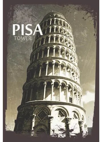 Ceduľa Torre De Pisa Tower
