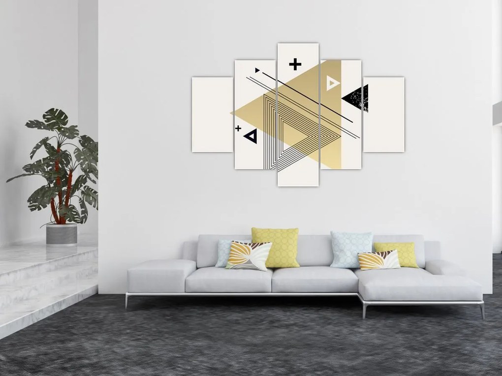 Obraz - Geometrické tvary N⁰4 (150x105 cm)