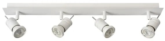 Lucide 17990/20/31 - LED bodové svietidlo TWINNY-LED 4xGU10/4,5W/230V biele 63 cm