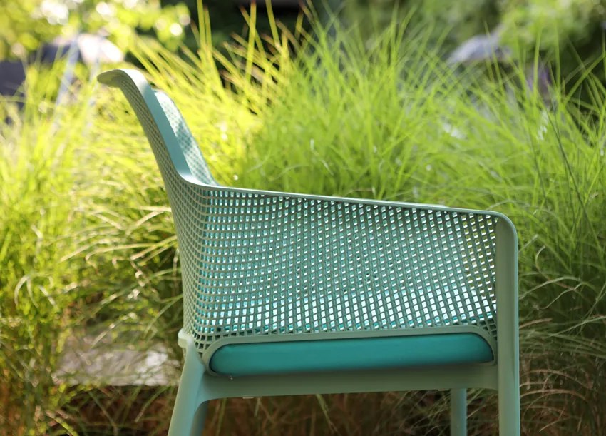 Stima Moderní plastové kreslo NET Vyberte odtieň ->: Tortora - sivá