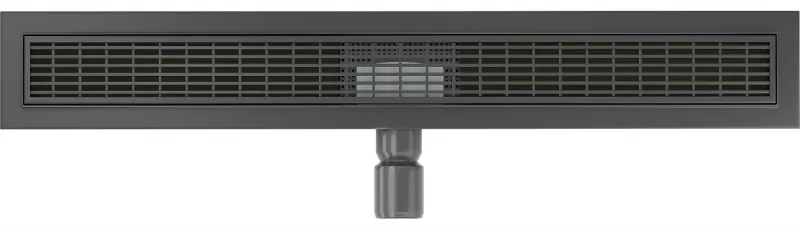 Mexen Flat M33 nerezový sprchový žľab 70 cm, čierna, 1733070-15