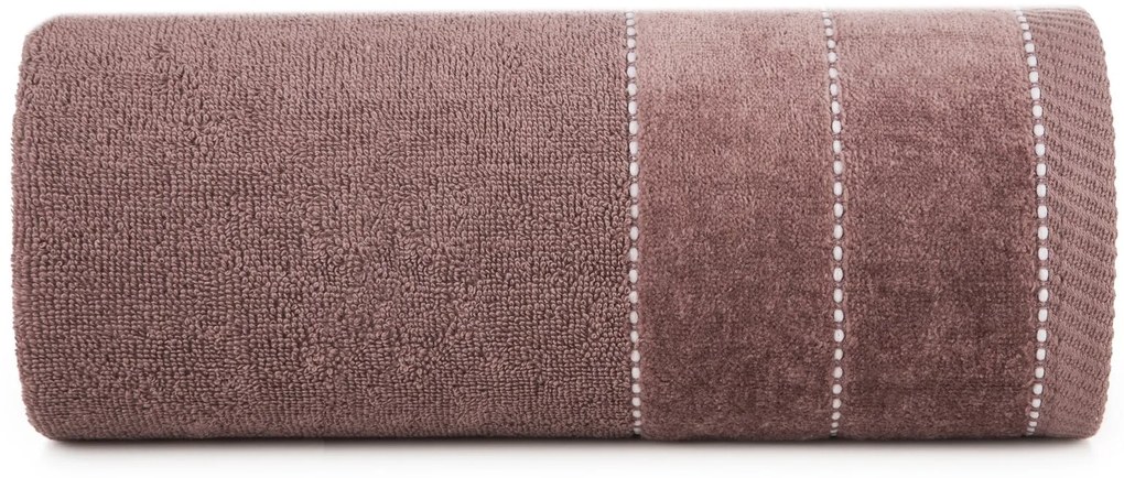 BAVLNENÝ UTERÁK ELZA SADA 6KS 50X90 CM TMAVORUŽOVÁ