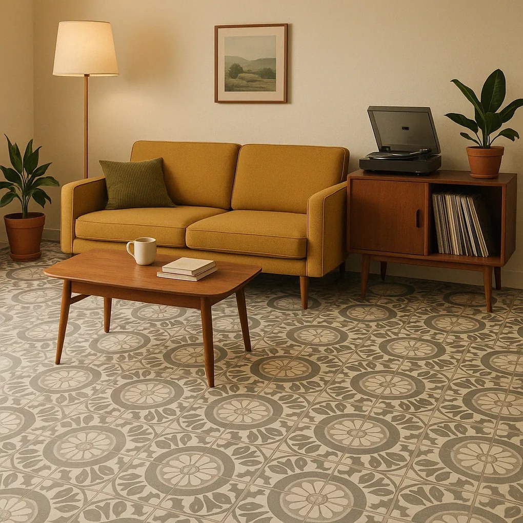 Beaulieu International Group, PVC podlaha - lino Domo 2162, na mieru, šíře 4m, šedá, bez podkladu, kuchyňa