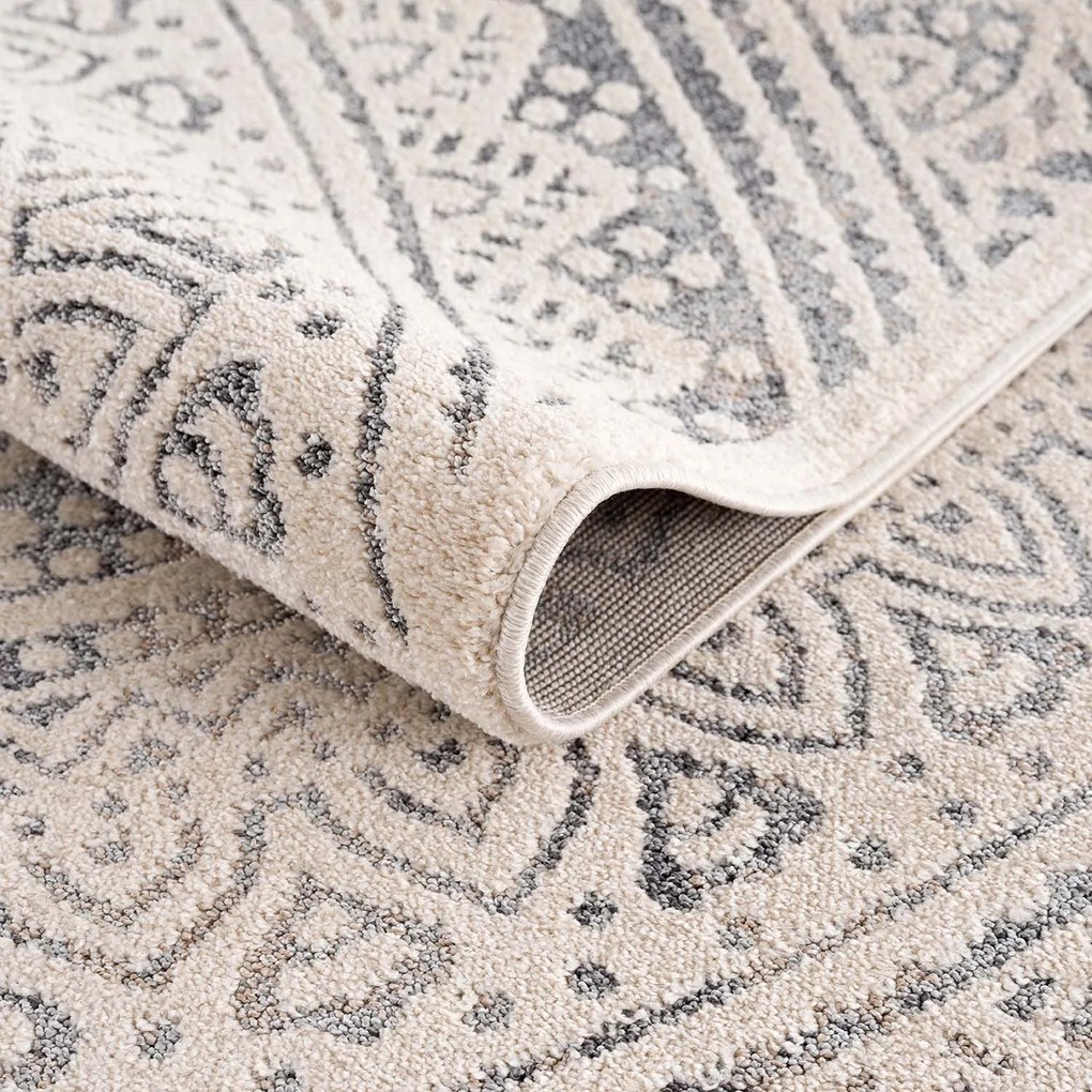 Dekorstudio Moderný koberec ART 1652 sivý Rozmer koberca: 140x200cm