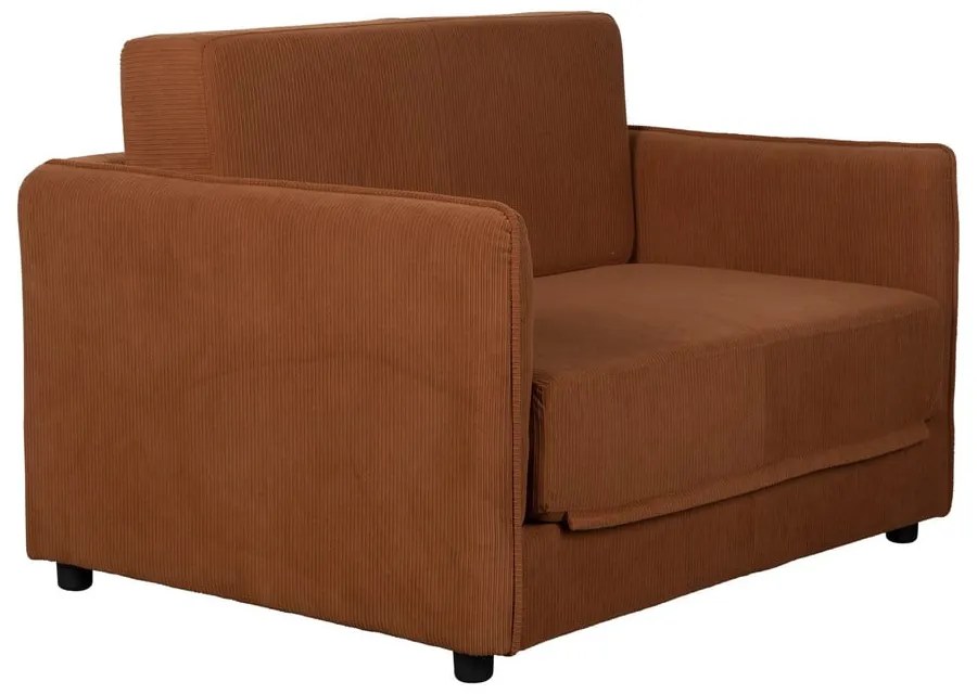 Oranžovohnedé kreslo Jopie – White Label