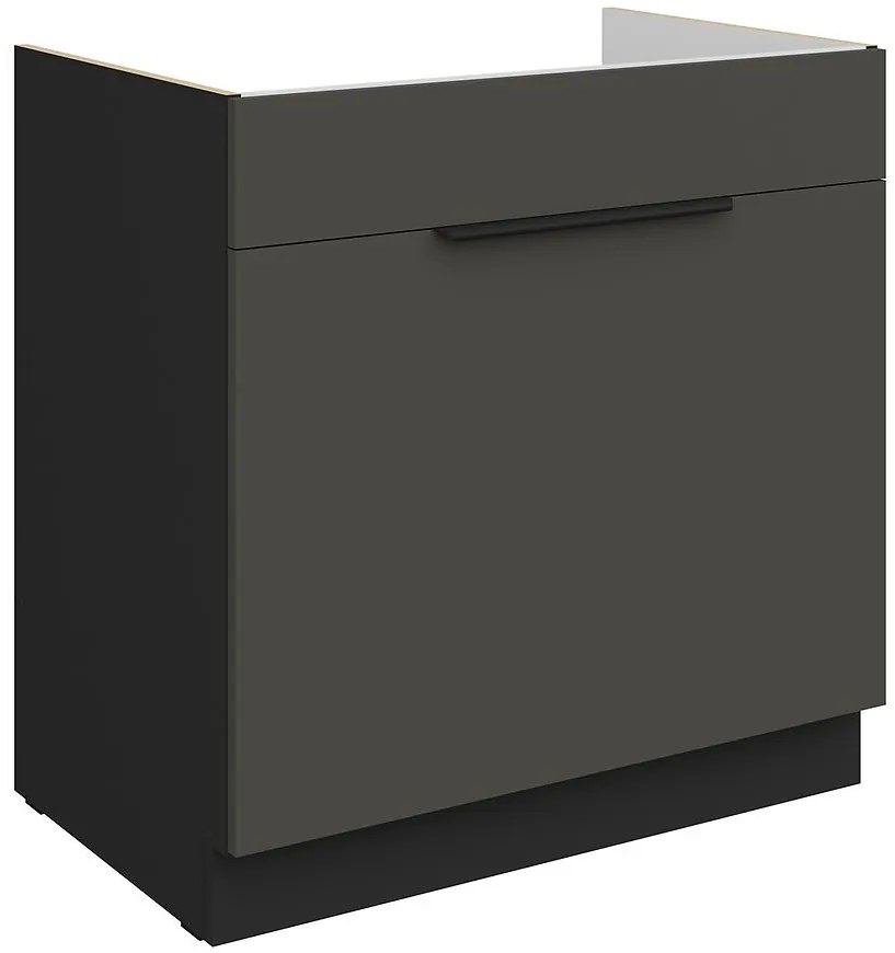 Kuchynská skrinka Aria-Gr/Bl Anti Fingerprint 80zl 1s Bb