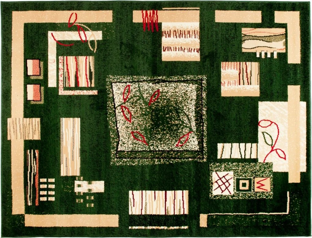 TA Koberec 5067D ZELENÝ ATLAS PP Rozmer: 250x300 cm