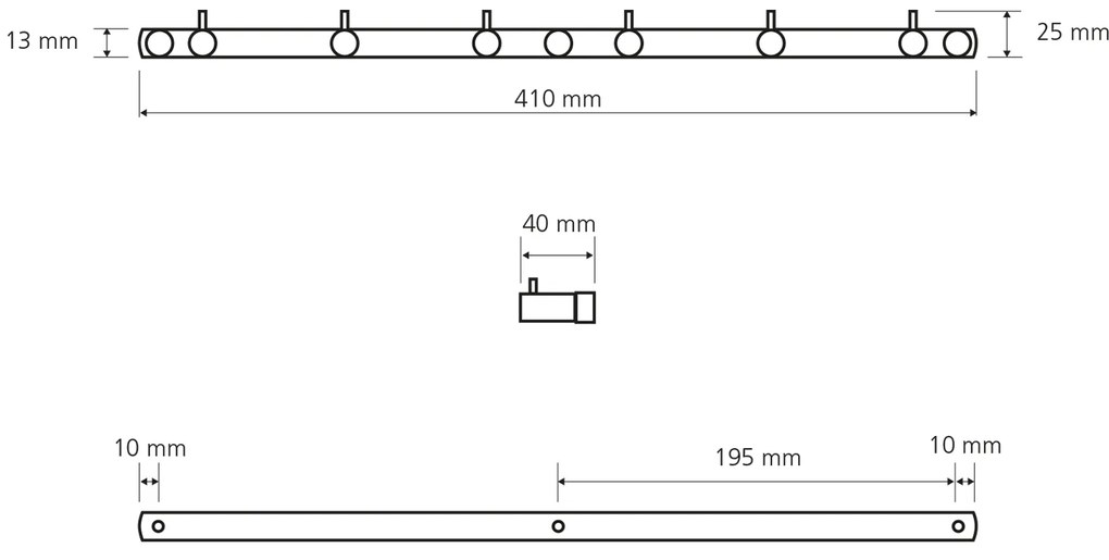 Sapho Sapho, X-ROUND E šesťháčik, chróm, XR206