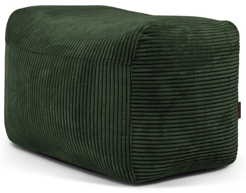 Zelený menčestrový sedací vak Plus 70 Lounge – SLOWDOWN