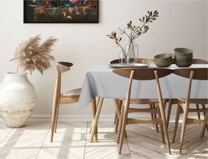 Dekorstudio Teflónovy obrus na stôl Gold II - sivý Rozmer obrusu (šírka x dĺžka): 140x180cm
