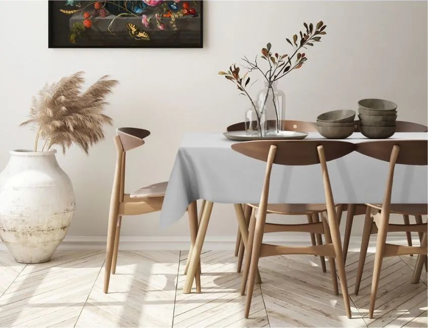 Dekorstudio Teflónovy obrus na stôl Gold II - sivý Rozmer obrusu (šírka x dĺžka): 140x300cm