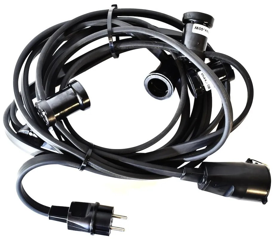 Ecolamp LED svetelná reťaz, 17m, (bez žiaroviek), b