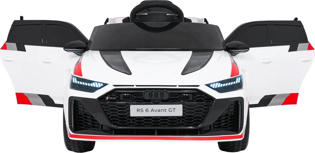 Ramiz Audi RS6 Avant GT elektrické autíčko pre deti biele
