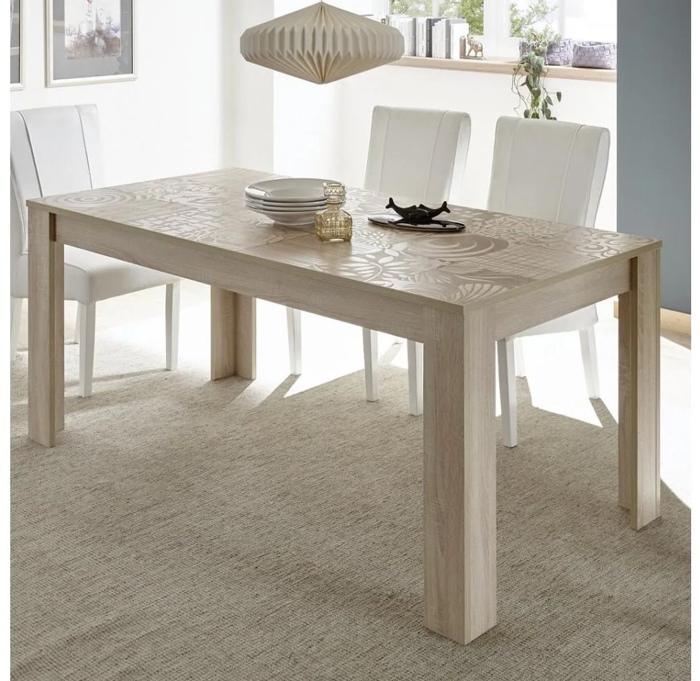 Rozkladací jedálenský stôl ARIA dub sonoma