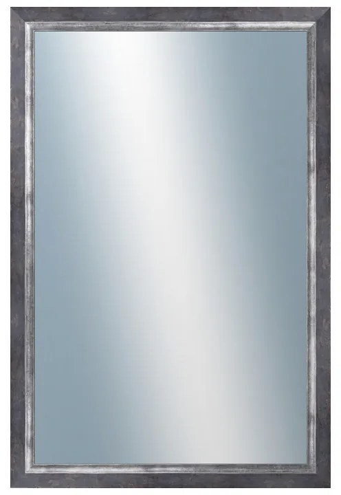 DANTIK - Zrkadlo v rámu, rozmer s rámom 40x60 cm z lišty IVANETE šedá (2941)