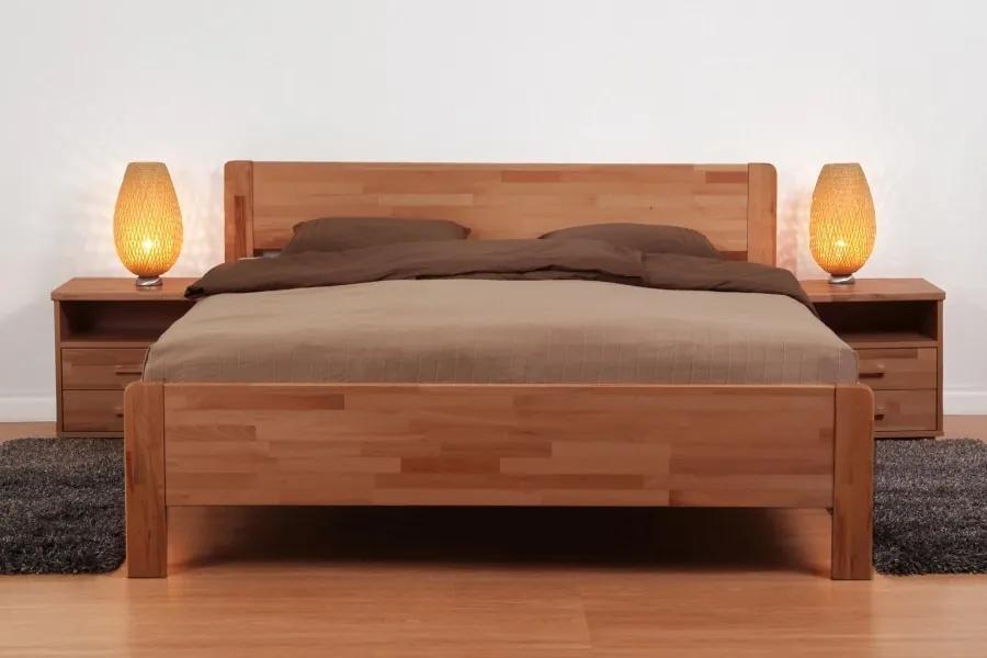 BMB SOFI - masívna buková posteľ 140 x 210 cm, buk masív