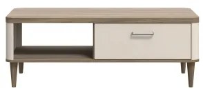 Konferenčný stolík NOR hnedý/béžový