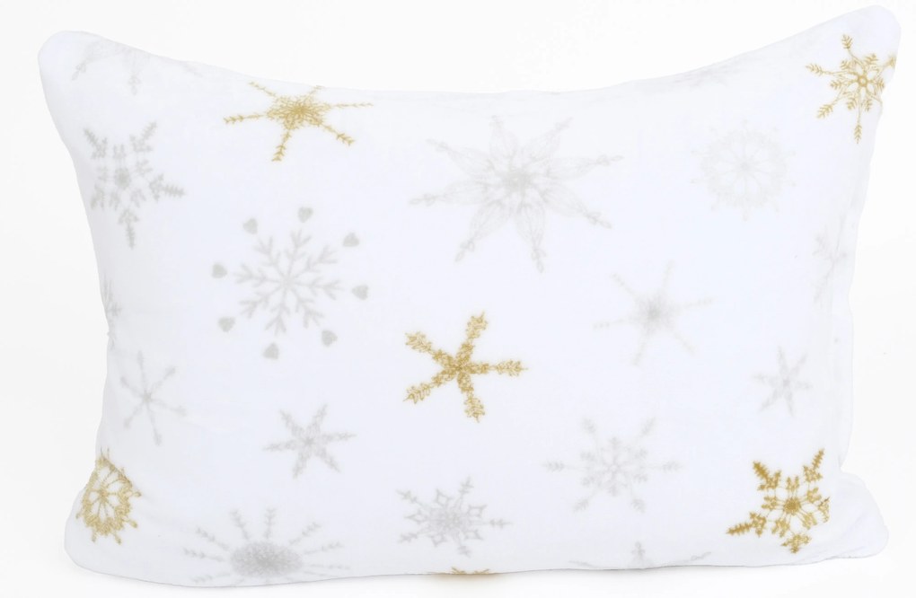 Obliečka na vankúš mikroplyš Exclusive 40 × 60 cm - Frozen biela