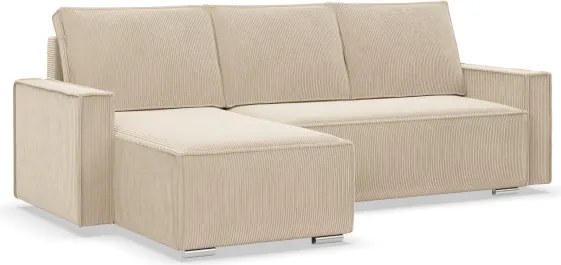 Rohová rozkladacia sedačka NOTO Poso 100 béžová