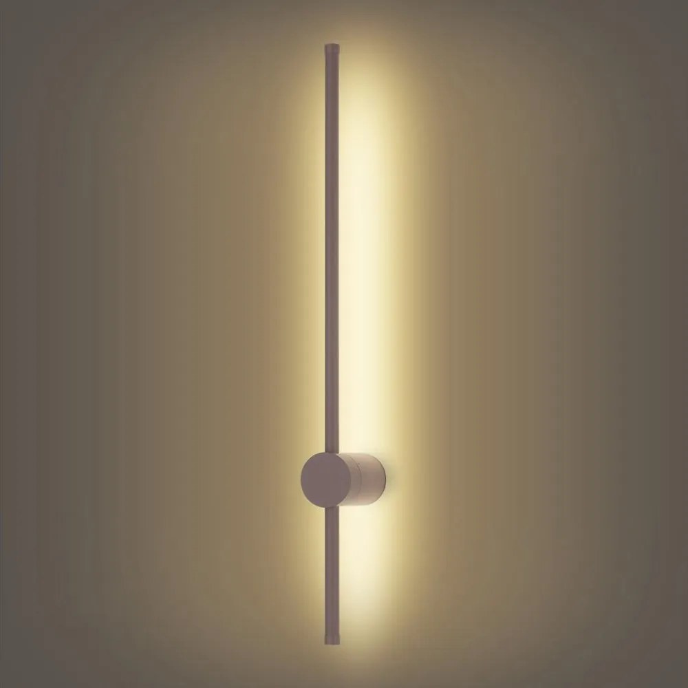 BRILAGI - LED vonkajšie nástenné svietidlo AURA, 12 W, 230 V, 3000 K, IP54, 65 cm, hnedá, CRI 90