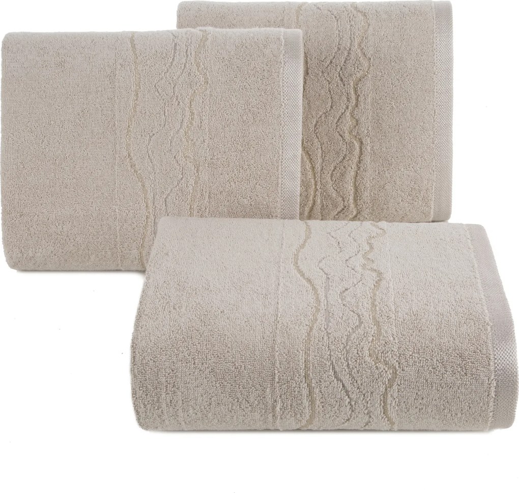 BAVLNENÝ UTERÁK KARIN 50X90 CM BÉŽOVÁ