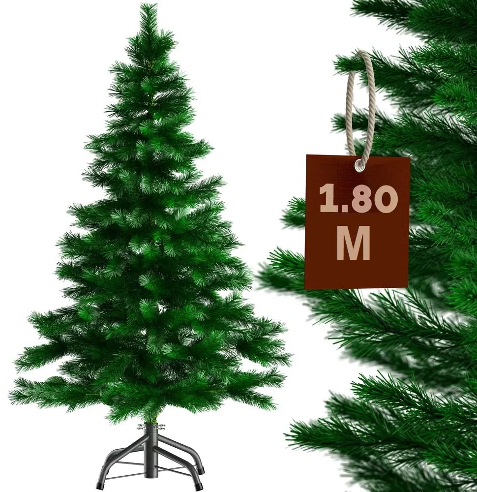 Casaria Umelý vianočný stromček RUDOLPH, 180cm, zelená
