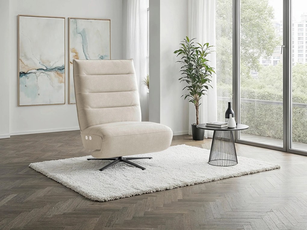 XXXLutz RELAXAČNÉ KRESLO, textil, strieborná Sit & More - Online Only obývacie izby - 000144038084