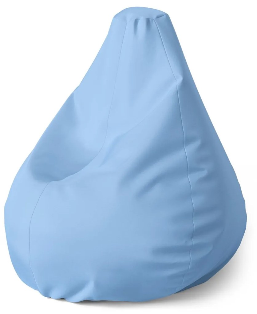 Sablio Sedací vak Pear Modrá sky blue - 140 x 100 x 25 cm