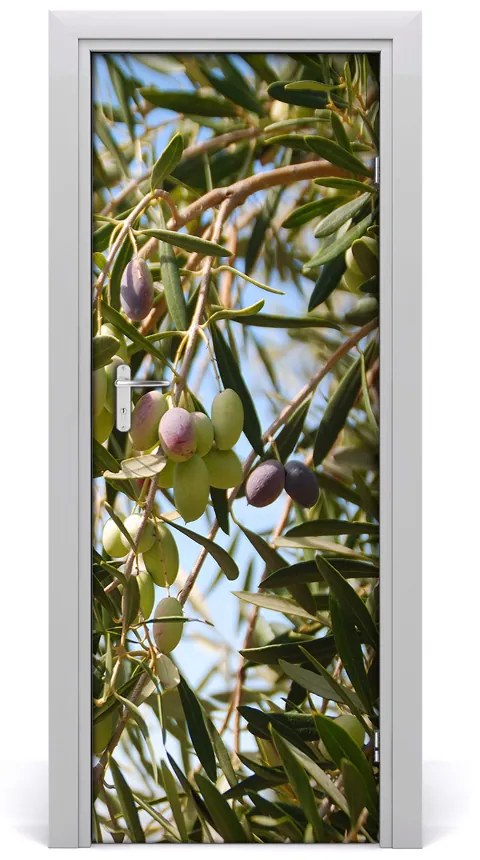 Fototapeta samolepiace Olivy na strome 75x205cm