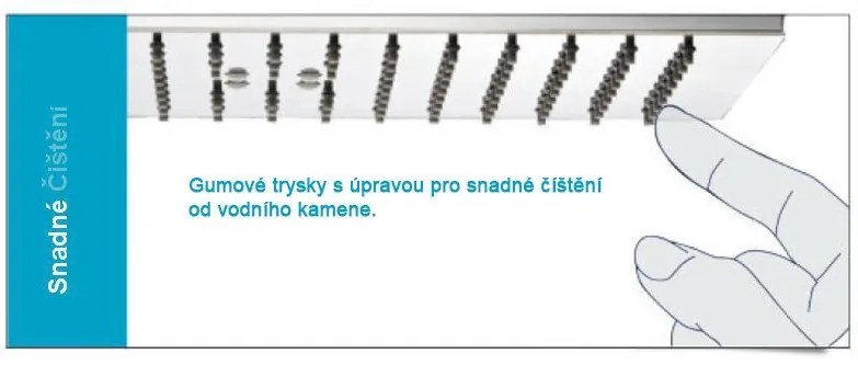 Sapho, SLIM hlavová sprcha Ø 400mm, nerez lesk, MS571