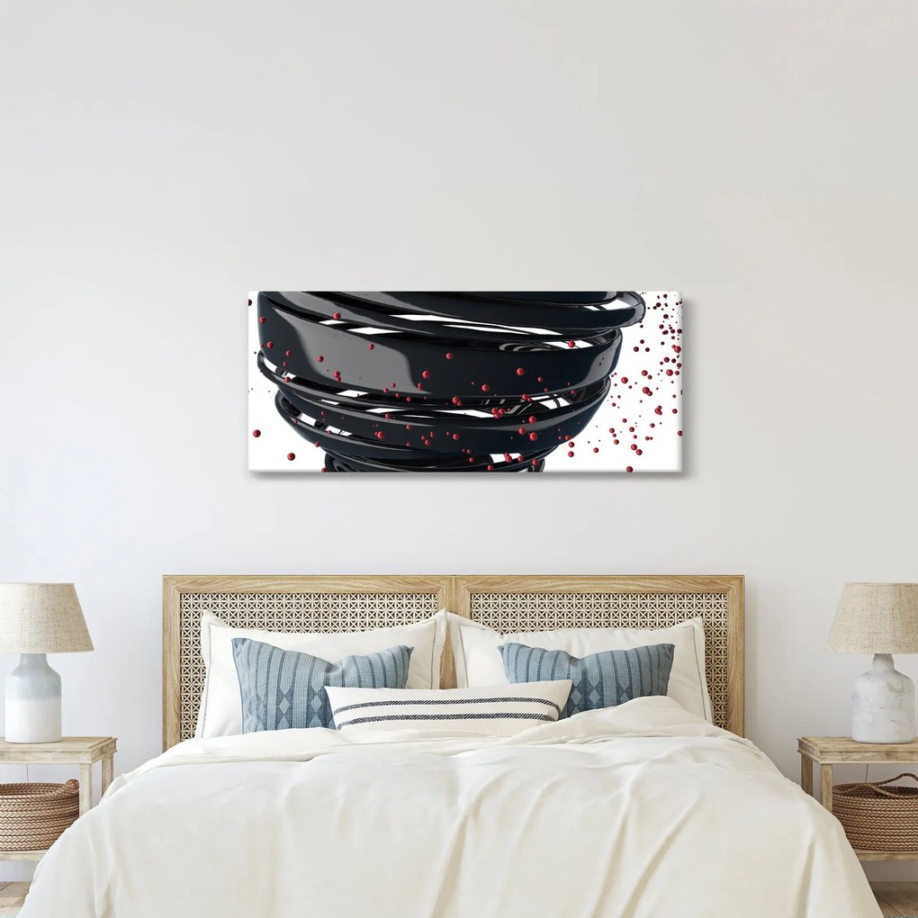 Obraz - Abstrakcia zemegule (120x50 cm)